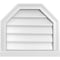 Ekena Millwork Octagonal Top Surface Mount PVC Gable Vent w/ 2"W x 2"P Brickmould Sill Frame, 20"W x 18"H GVPOT20X1803SN - alternate 1